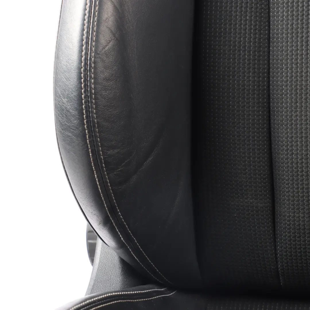 Front Right O/S S-Line Interior Half Leather Black Silver to Audi Q3 8U Sport Seat with Part number 8U0881806AM Audi Q3 8U Sport Seat Front Right O/S S-Line Interior Half Leather Black Silver - SKU 8U0881806AM-1 - Part number 8U0881806AM