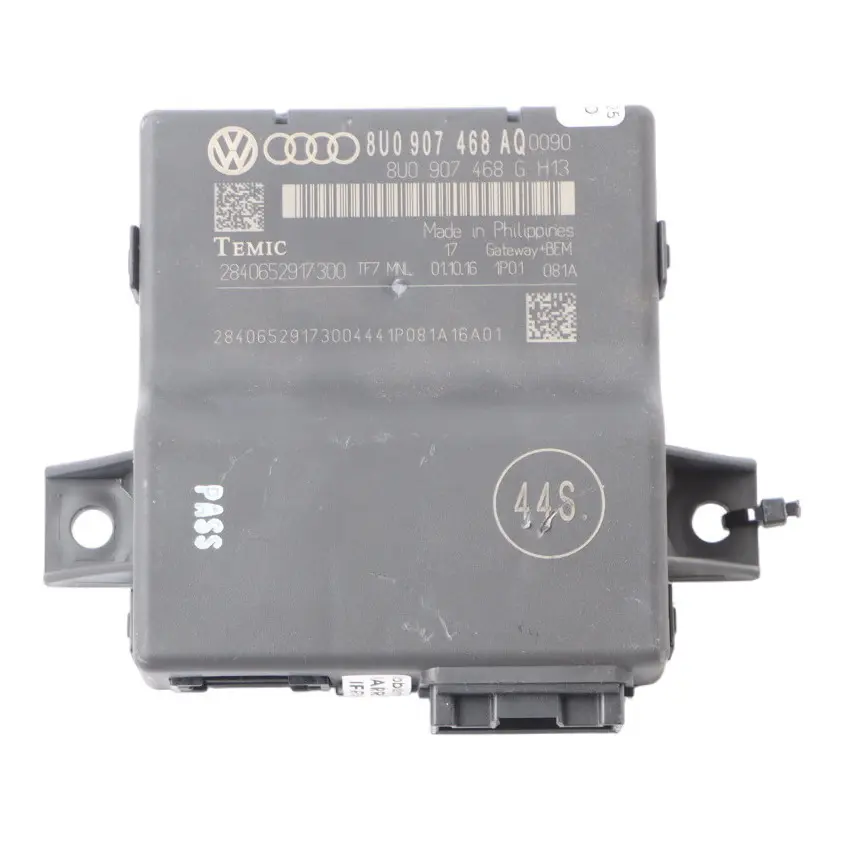 Gateway Modulo Di Controllo Unità ECU 8U0907468AQ per Audi Q3 8U con numero di parte 8U0907468BA Audi Q3 8U Gateway Modulo Di Controllo Unità ECU 8U0907468AQ - SKU 8U0907468BA - Numero di parte 8U0907468BA