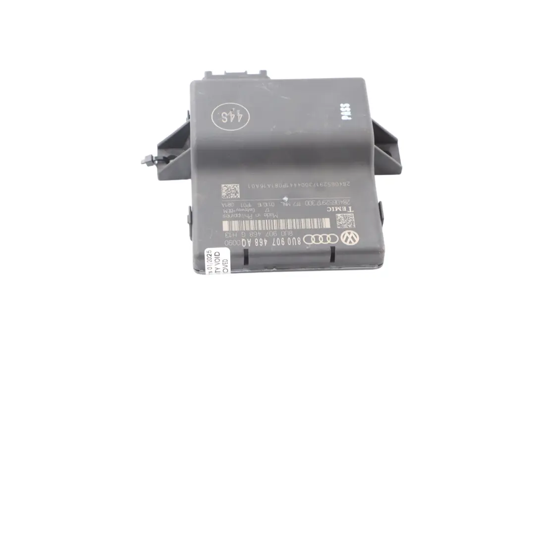 Gateway Steuer Gerät ECU 8U0907468AQ für Audi Q3 8U mit Teilenummer 8U0907468BA Audi Q3 8U Gateway Steuer Gerät ECU 8U0907468AQ - SKU 8U0907468BA - Teilenummer 8U0907468BA