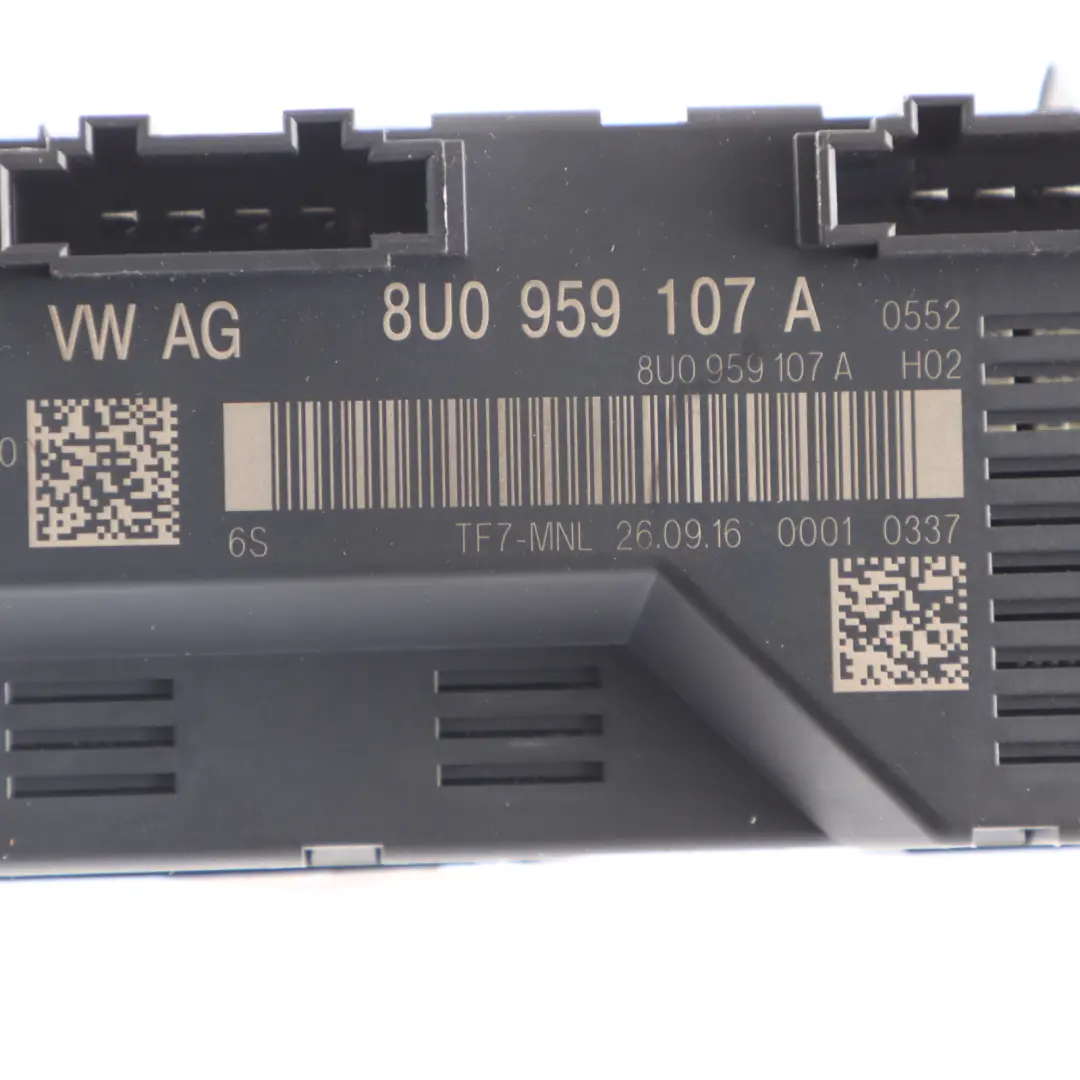 Lift Boot Lid Control Unit Module Trunk to Audi Q3 8U Tailgate with Part number 8U0959107A Audi Q3 8U Tailgate Lift Boot Lid Control Unit Module Trunk - SKU 8U0959107A-1 - Part number 8U0959107A