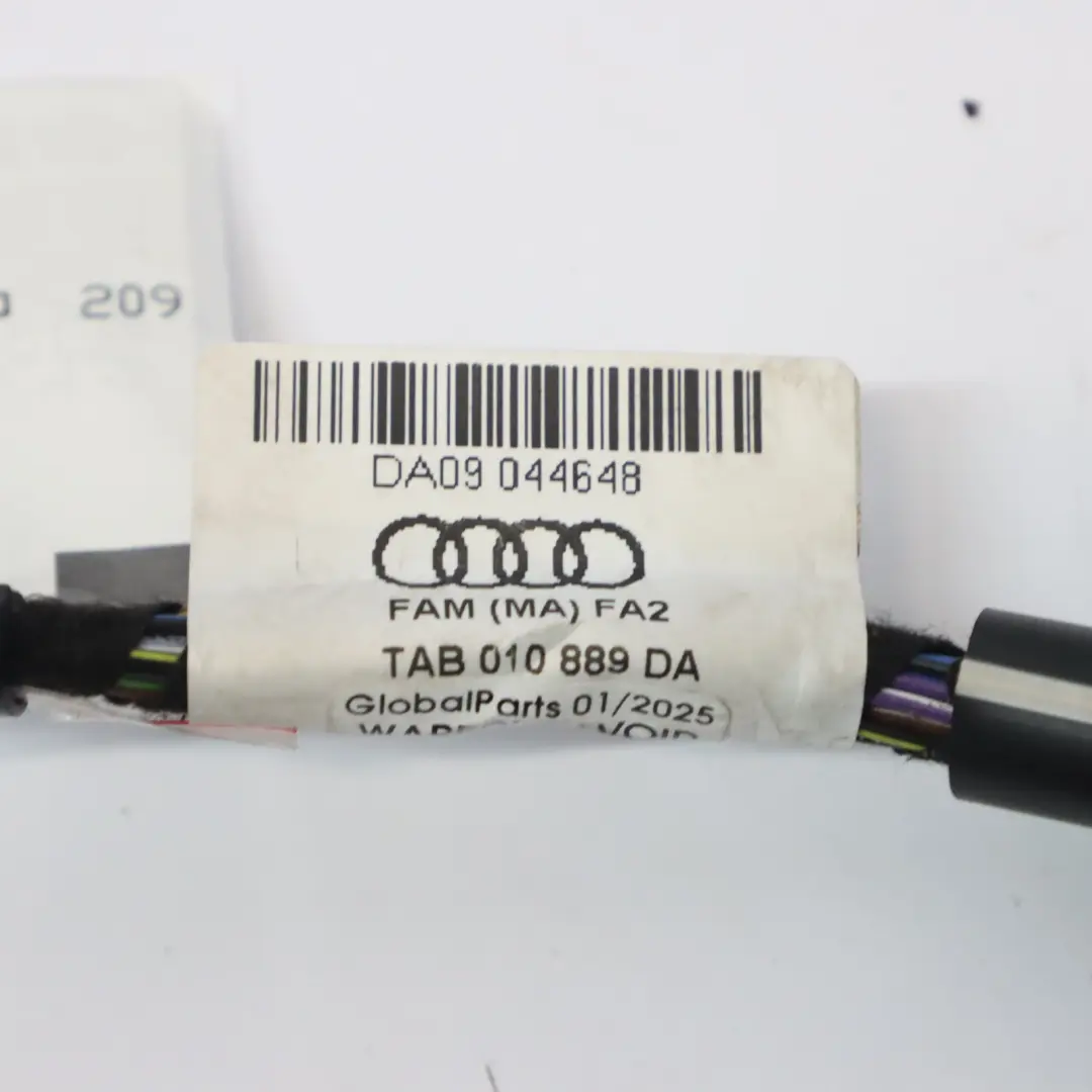 Audi Q3 8U Heckstoßstange PDC Parksensor Kabelbaum Webstuhl Kabel - SKU 8U0971104E - Teilenummer 8U0971104E