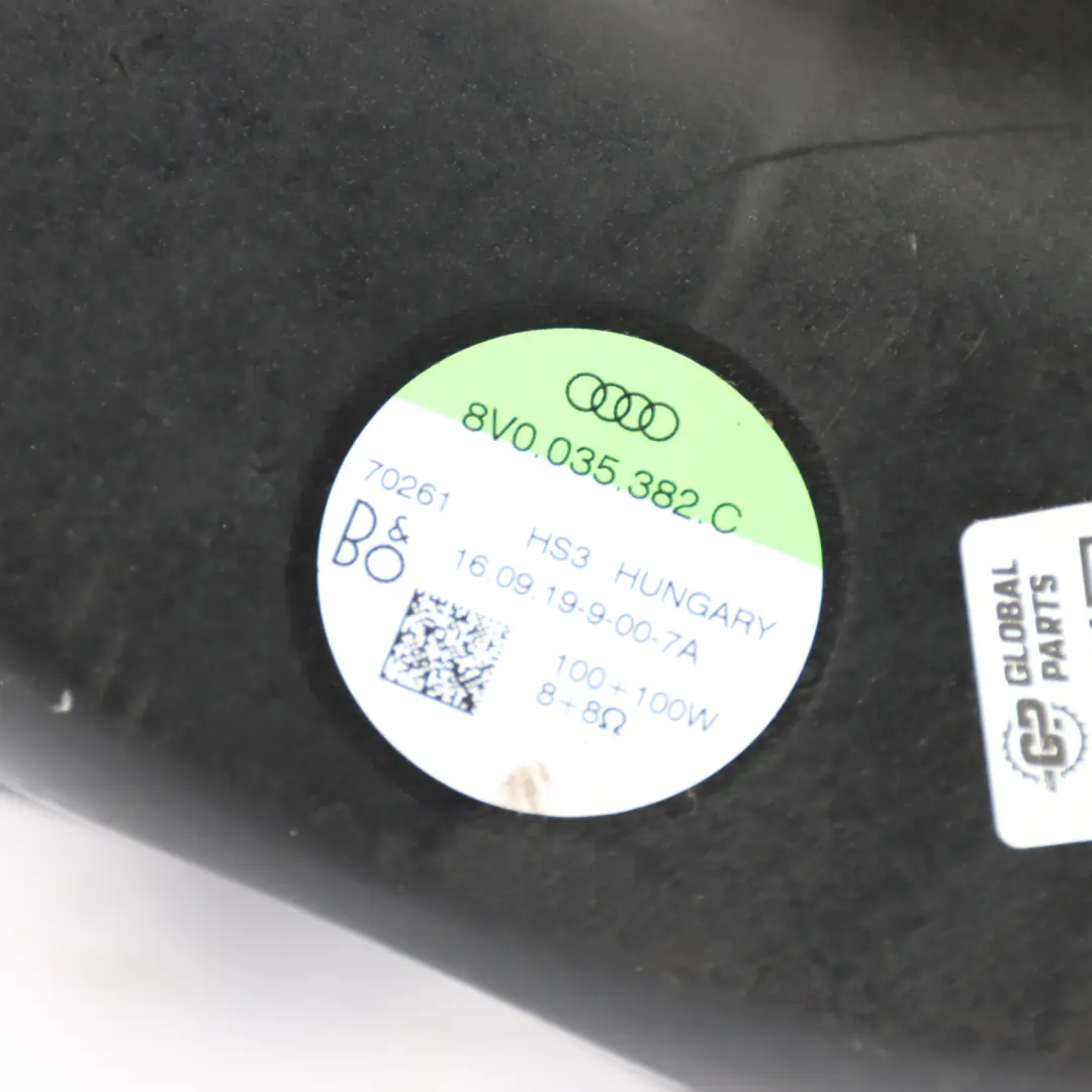 Subwoofer Trasera Bang&Olufsen Altavoz De Graves 100W para Audi A3 8V con número de pieza 8V0035382C Audi A3 8V Subwoofer Trasera Bang&Olufsen Altavoz De Graves 100W - SKU 8V0035382C - Número de pieza 8V0035382C