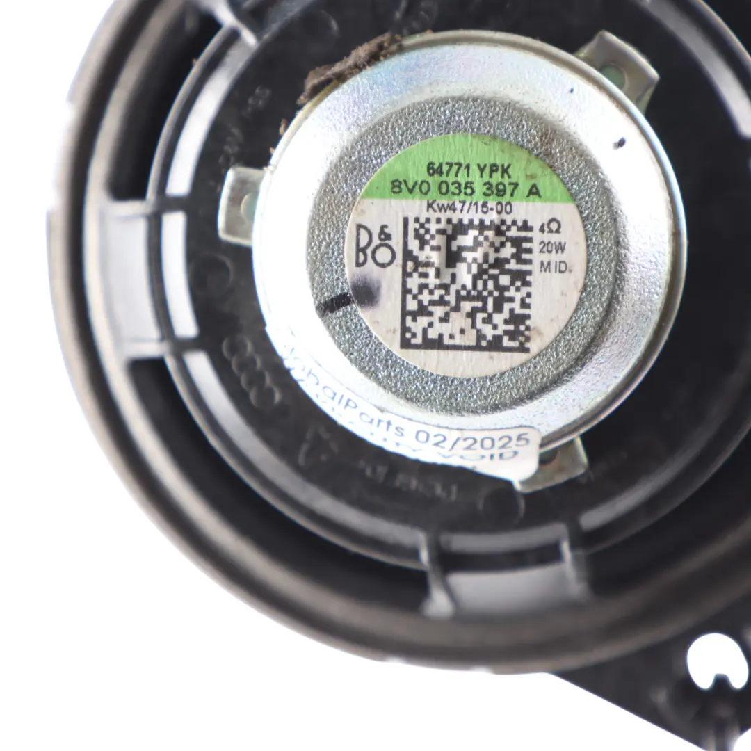 Altavoz Alta Gama Tono Salpicadero Tweeter Central para Audi A3 S3 8V con número de pieza 8V0035397A Audi A3 S3 8V Altavoz Alta Gama Tono Salpicadero Tweeter Central - SKU 8V0035397A - Número de pieza 8V0035397A