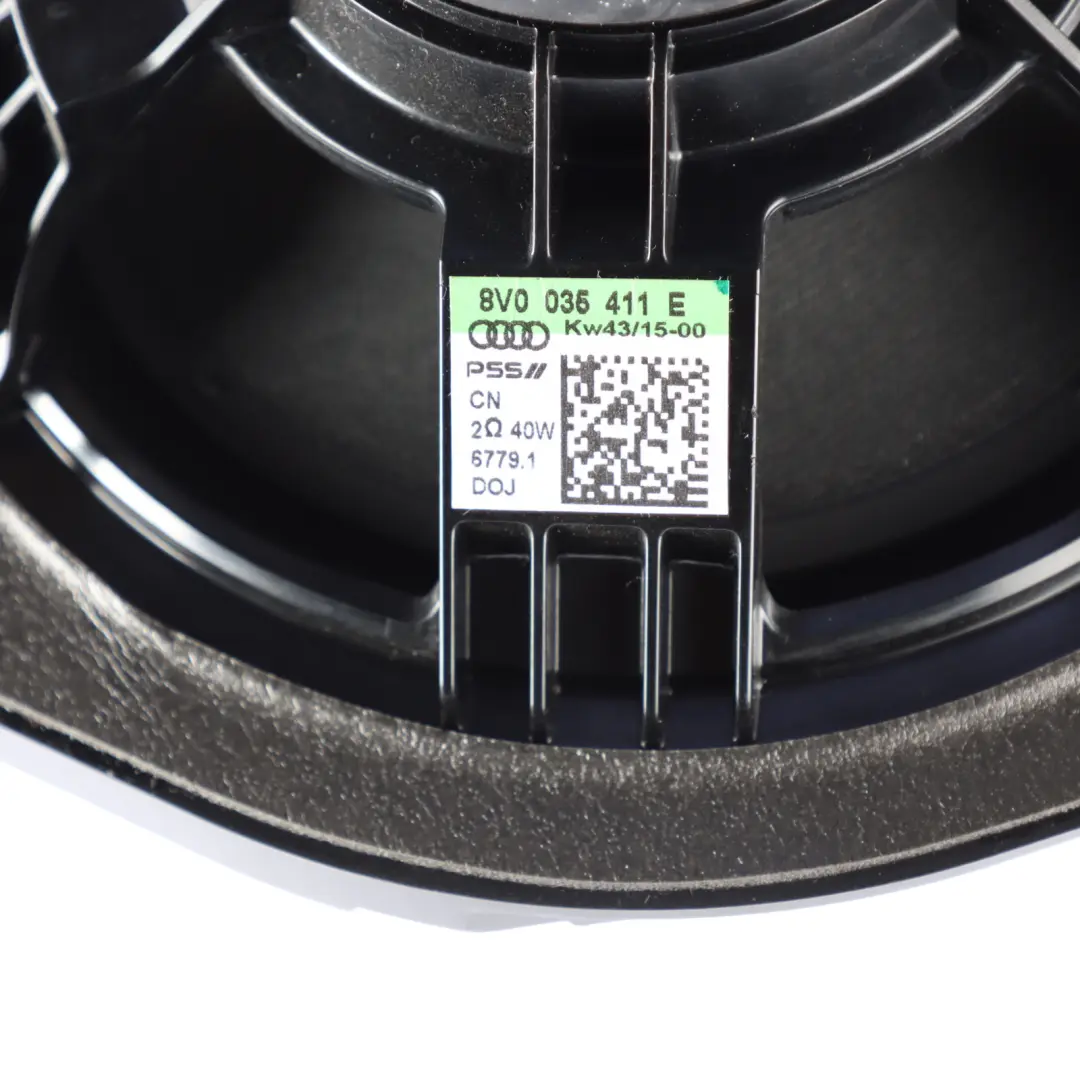 Haut Parleur Porte Arrière Gauche Droite pour Audi A3 8V à propos du numéro de pièce 8V0035411E Audi A3 8V Haut Parleur Porte Arrière Gauche Droite - SKU 8V0035411E - Numéro de pièce 8V0035411E