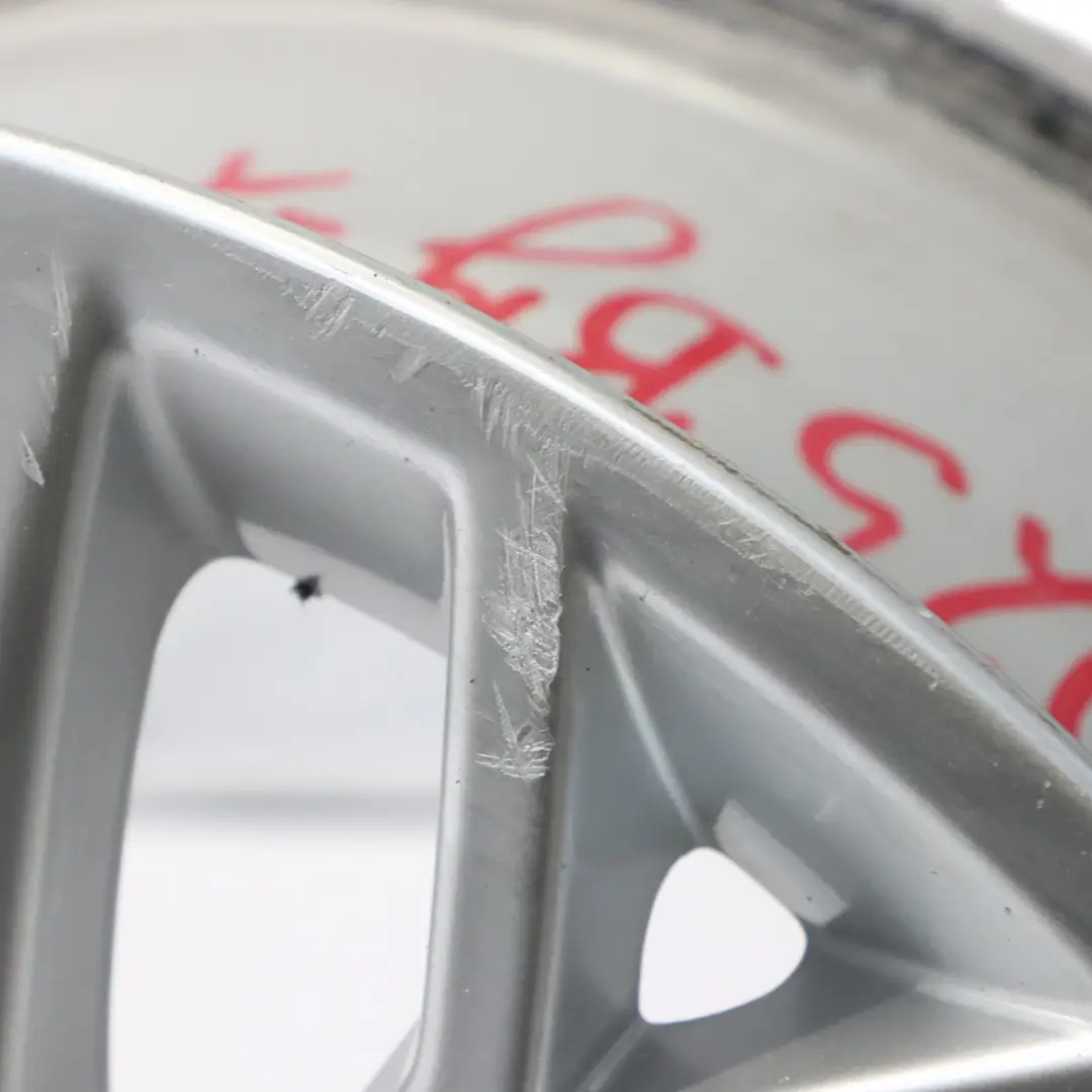 Audi A3 8V Silberne Leichtmetallfelge Alufelge 16" 7J ET48 - SKU 8V0601025BJ-2 - Teilenummer 8V0601025BJ