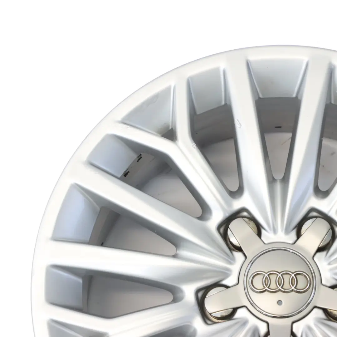 Jante En Alliage Argenté 16" 7J ET48 pour Audi A3 8V à propos du numéro de pièce 8V0601025BJ Audi A3 8V Jante En Alliage Argenté 16" 7J ET48 - SKU 8V0601025BJ-2 - Numéro de pièce 8V0601025BJ