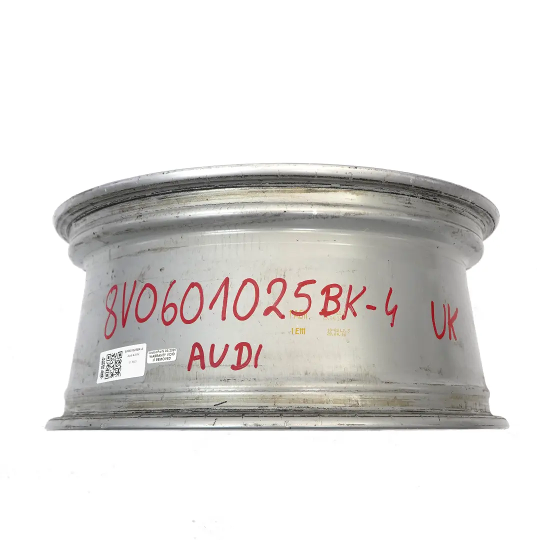 Audi A3 8V Silver Wheel Alloy Rim 17" ET:51 7,5J Star Spoke - SKU 8V0601025BK-4 - Part number 8V0601025BK