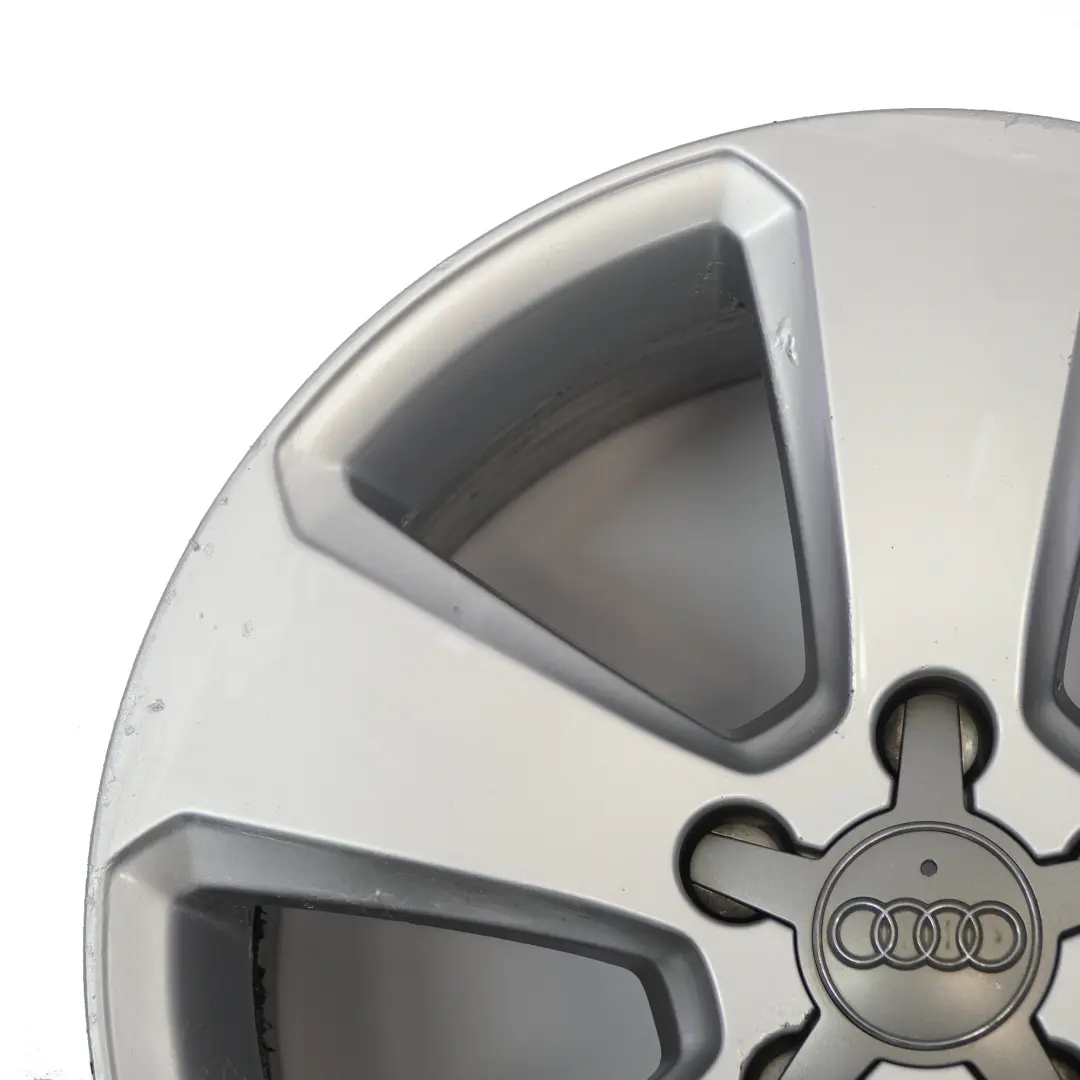 Audi A3 8V Silver Wheel Alloy Rim 17" ET:51 7,5J Star Spoke - SKU 8V0601025BK-4 - Part number 8V0601025BK