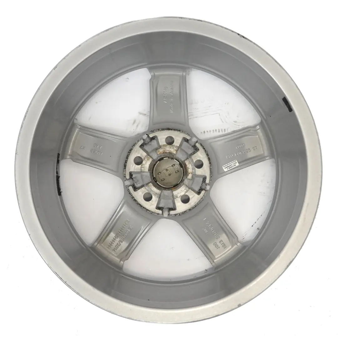  Llanta de aleación plateada Audi A3 8V 17" ET:51 7,5J Estrella Spoke 8V0601025CT - SKU 8V0601025CT-2 - Número de pieza 8V0601025CT-2