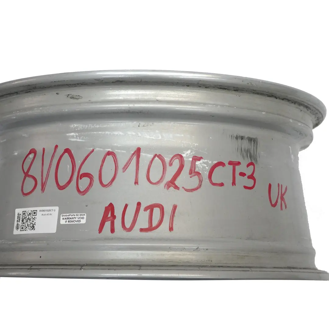 Audi A3 8V Silver Wheel Alloy Rim 17" ET:51 7,5J Star Spoke - SKU 8V0601025CT-3 - Part number 8V0601025CT