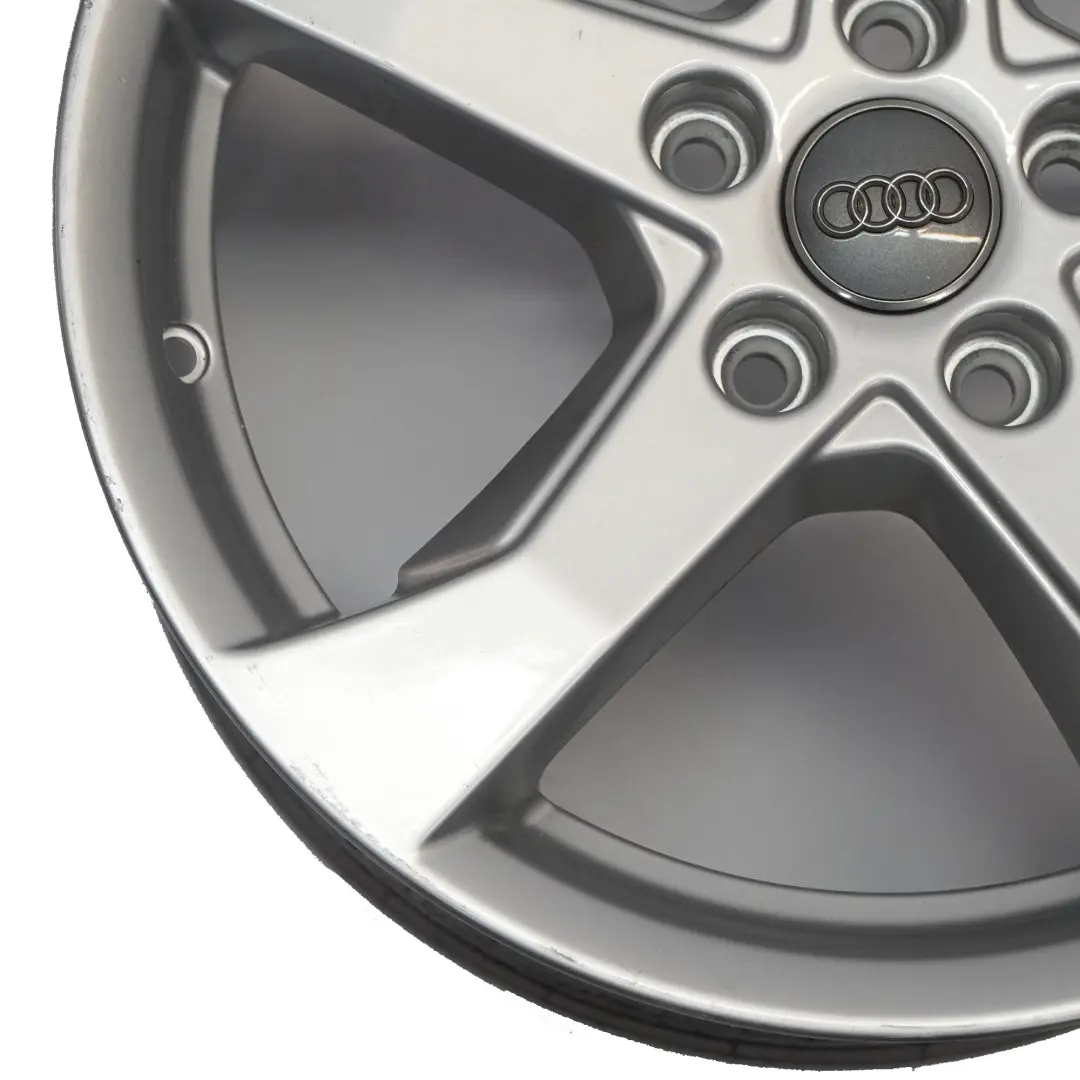 Audi A3 8V Silver Wheel Alloy Rim 17" ET:51 7,5J Star Spoke - SKU 8V0601025CT-3 - Part number 8V0601025CT