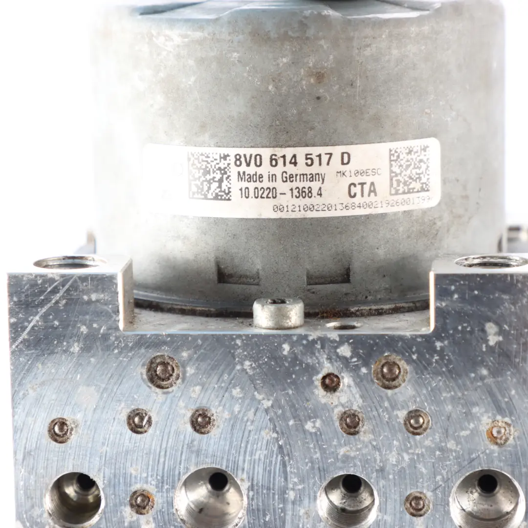 Bremspumpe ABS Modul Hydraulische Steuerung Bremseinheit für Audi A3 8V mit Teilenummer 8V0614517D Audi A3 8V Bremspumpe ABS Modul Hydraulische Steuerung Bremseinheit - SKU 8V0614517D - Teilenummer 8V0614517D
