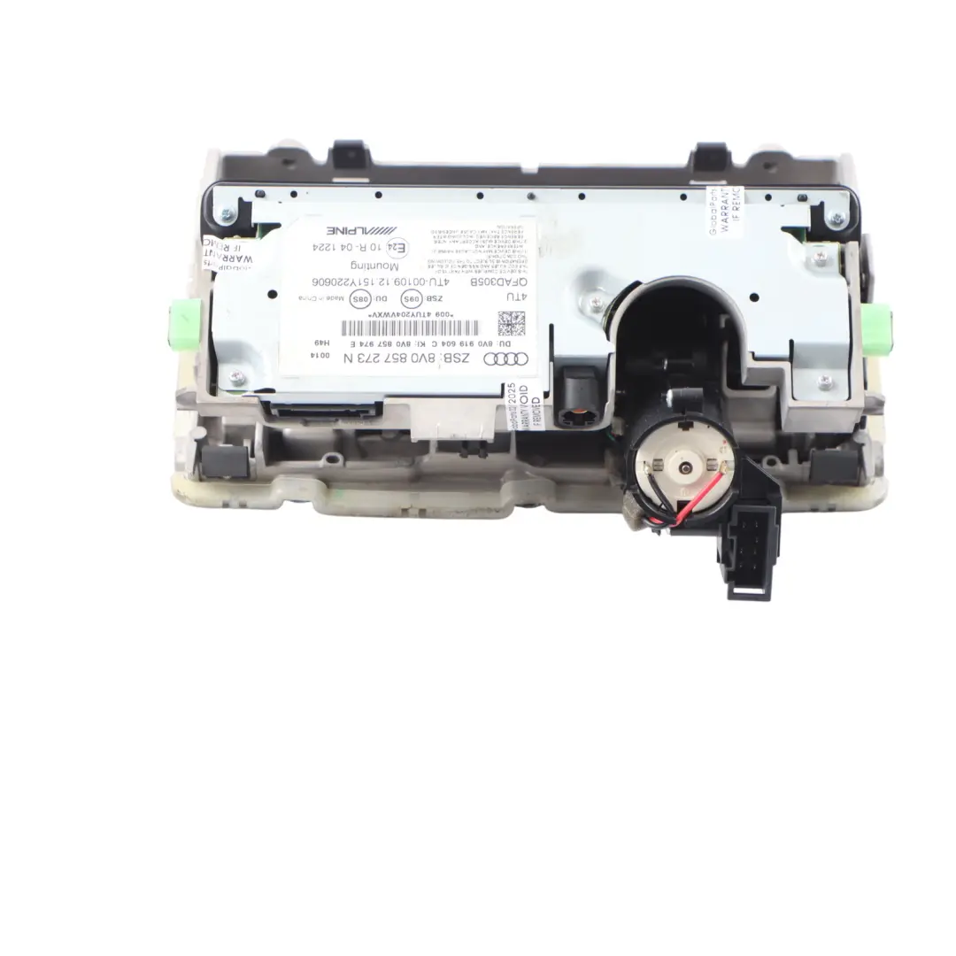 Audi A3 S3 RS3 8V Navigation Ecran Multimédia 8V0857273M - SKU 8V0857273N - Numéro de pièce 8V0857273N