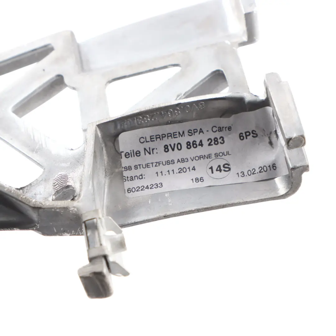Audi A3 8V Console Centrale Bracciolo Rivestimento In Pelle Grigio - SKU 8V0864283-1 - Numero di parte 8V0864283