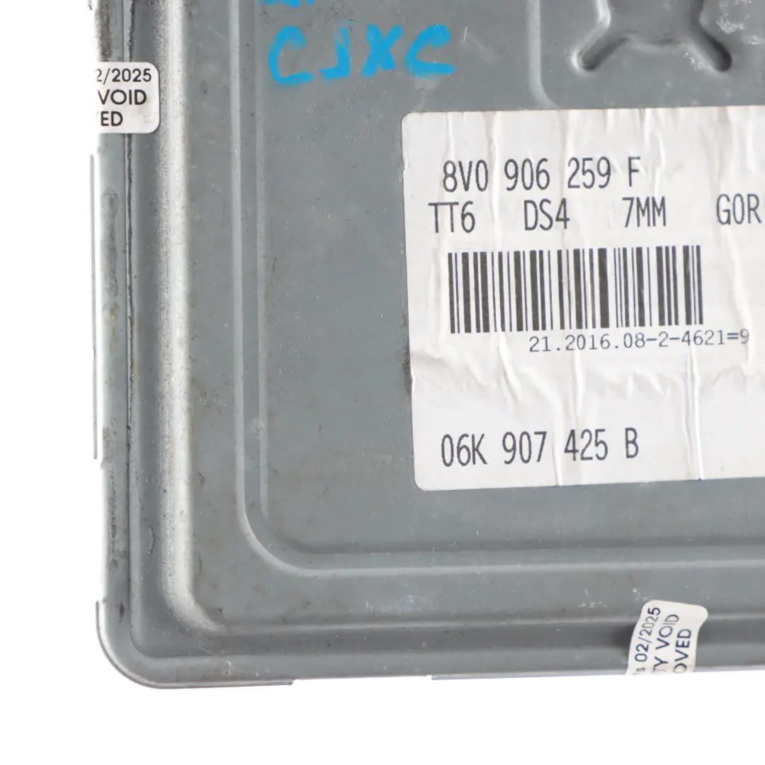 Audi A3 S3 8V 2.0 TFSI CJXC 300HP Quattro Engine Control Unit ECU - SKU 8V0906259F - Part number 8V0906259F