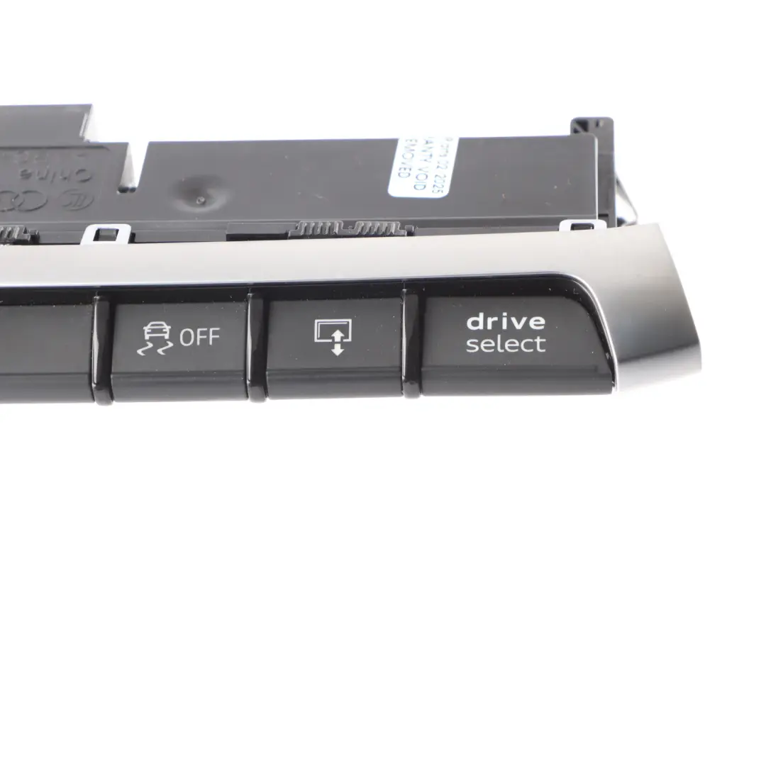 Audi A3 8V Interior Control Tracción Interruptor Peligro Botonera - SKU 8V0925301DK - Número de pieza 8V0925301DK