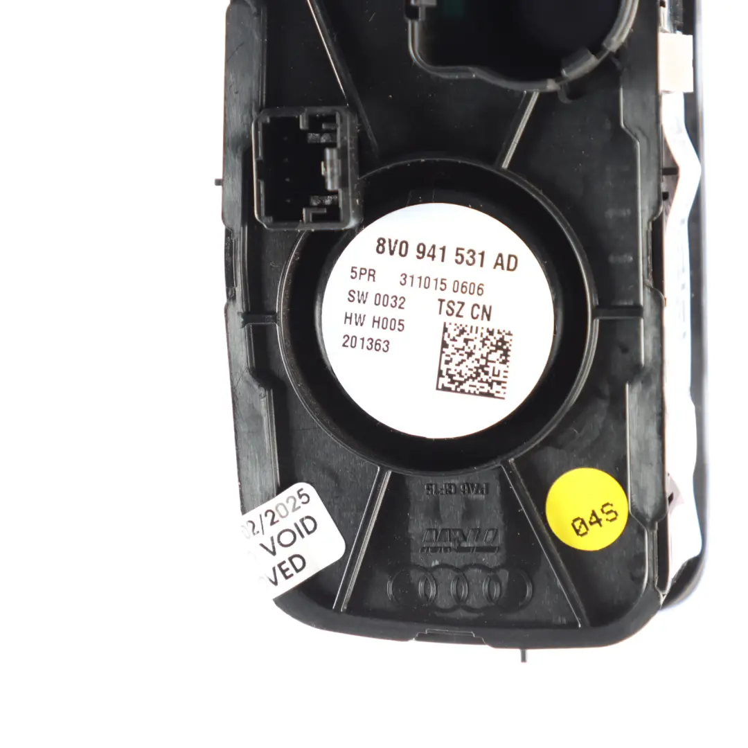 Headlight Switch Control Panel Light Unit to Audi A3 S3 8V with Part number 8V0941531AD Audi A3 S3 8V Headlight Switch Control Panel Light Unit - SKU 8V0941531AD - Part number 8V0941531AD