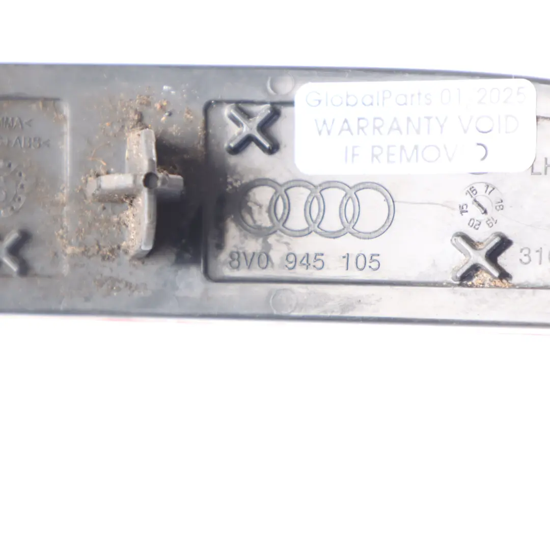 Audi A3 8V Rear Bumper Reflector Light Left N/S - SKU 8V0945105 - Part number 8V0945105