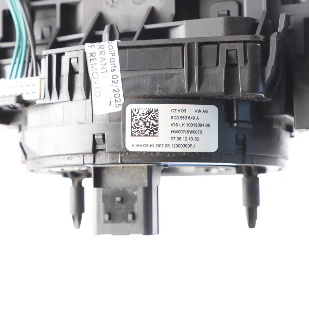  Interruptor De Columna De Dirección Intermitentes Anillo Detonador - SKU 8V0953521 - Número de pieza 8V0953521