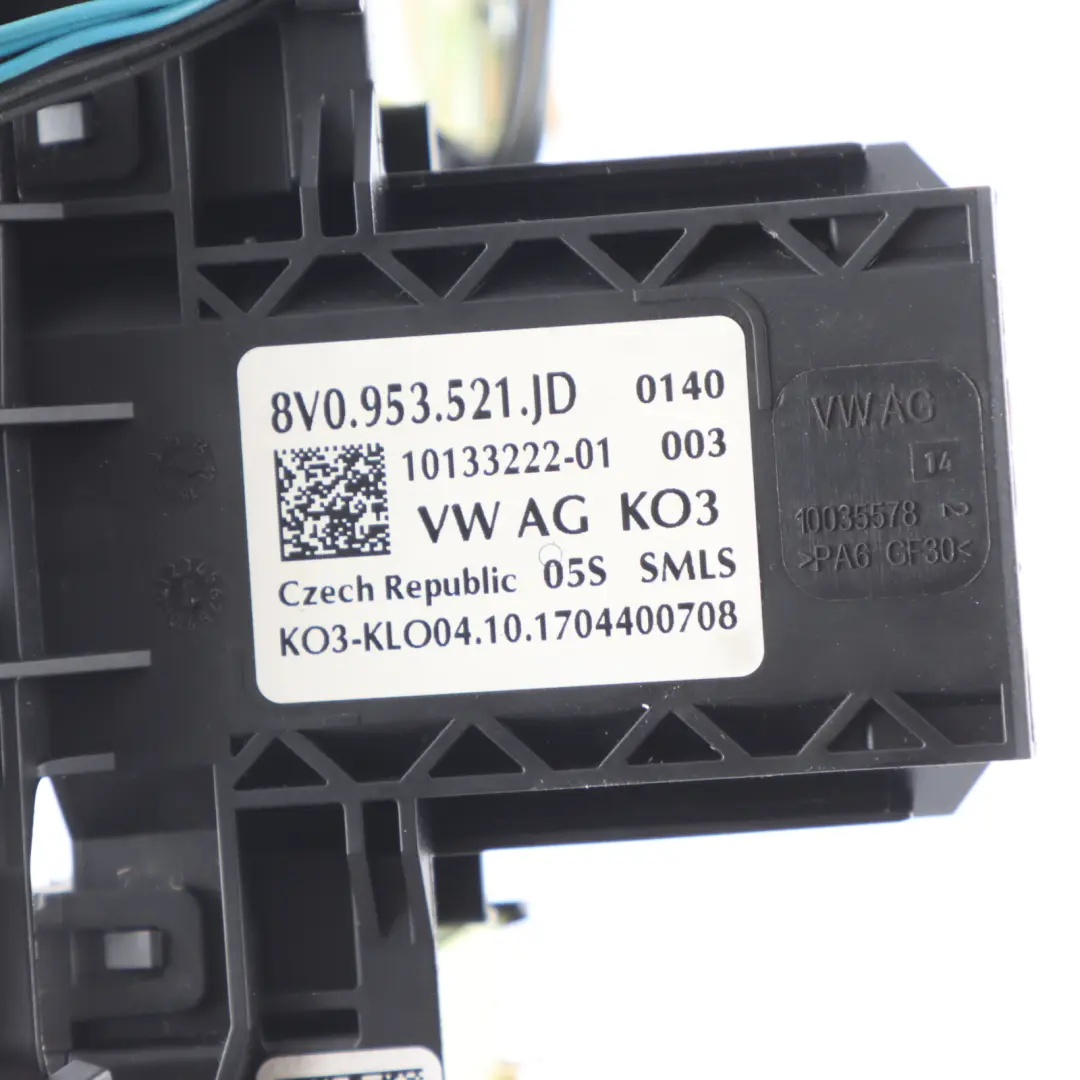 Audi Q3 S3 RSQ3 F3 Switch Cluster Steering Column Wiper Stalk - SKU 8V0953521JD - Part number 8V0953521JD