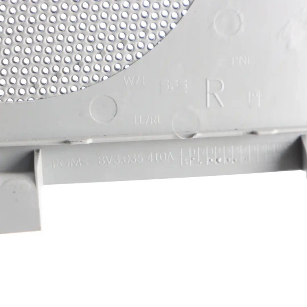 Audi A3 8V Garniture De Haut-Parleur De Porte Avant Droite Gris 8V3035409A - SKU 8V3035410A - Numéro de pièce 8V3035410A