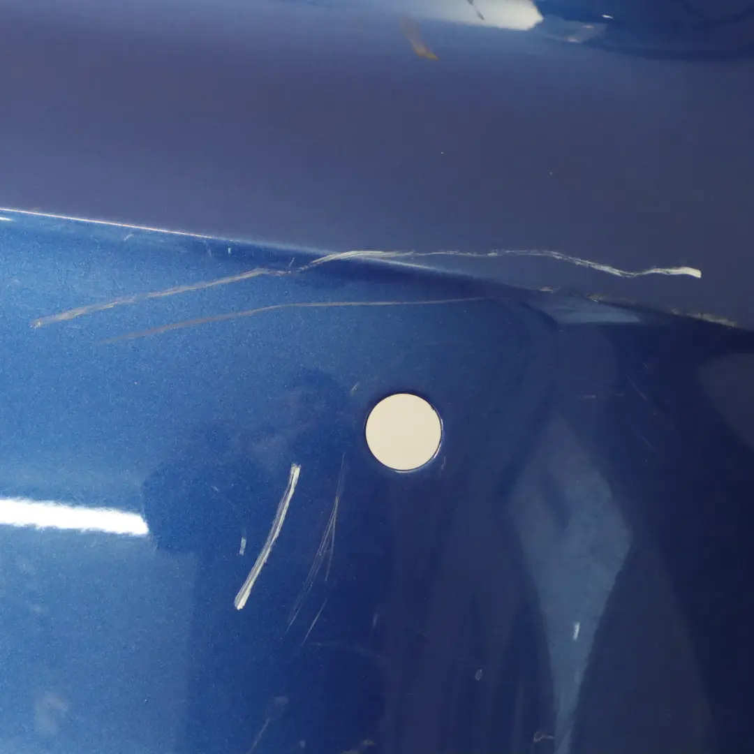 Bumper Trim Panel Covering Sepang Blue Pearlscent - Y5Q to Audi S3 8V Rear with Part number 8V3807067D Audi S3 8V Rear Bumper Trim Panel Covering Sepang Blue Pearlscent - Y5Q - SKU 8V3807067D-SEB - Part number 8V3807067D