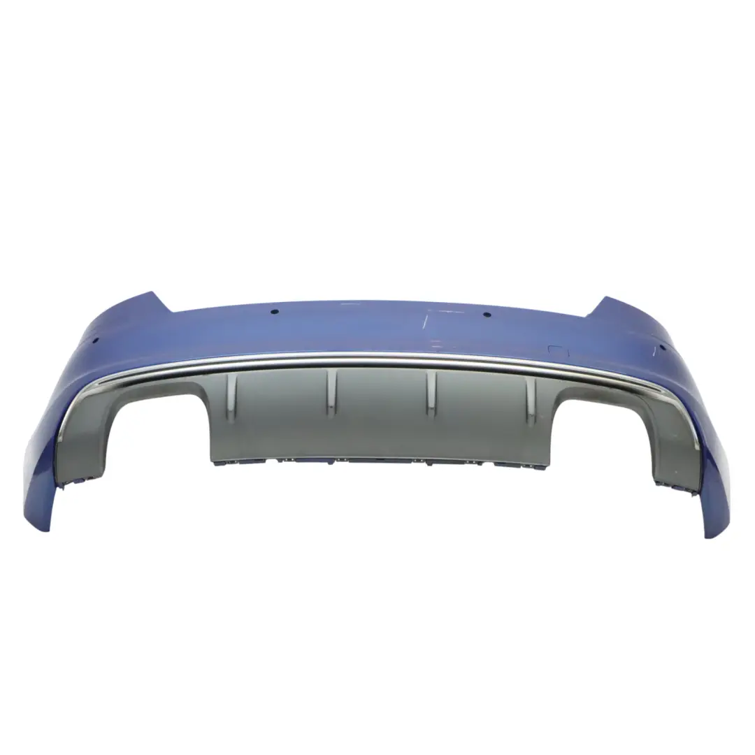 Bumper Trim Panel Covering Sepang Blue Pearlscent - Y5Q to Audi S3 8V Rear with Part number 8V3807067D Audi S3 8V Rear Bumper Trim Panel Covering Sepang Blue Pearlscent - Y5Q - SKU 8V3807067D-SEB - Part number 8V3807067D