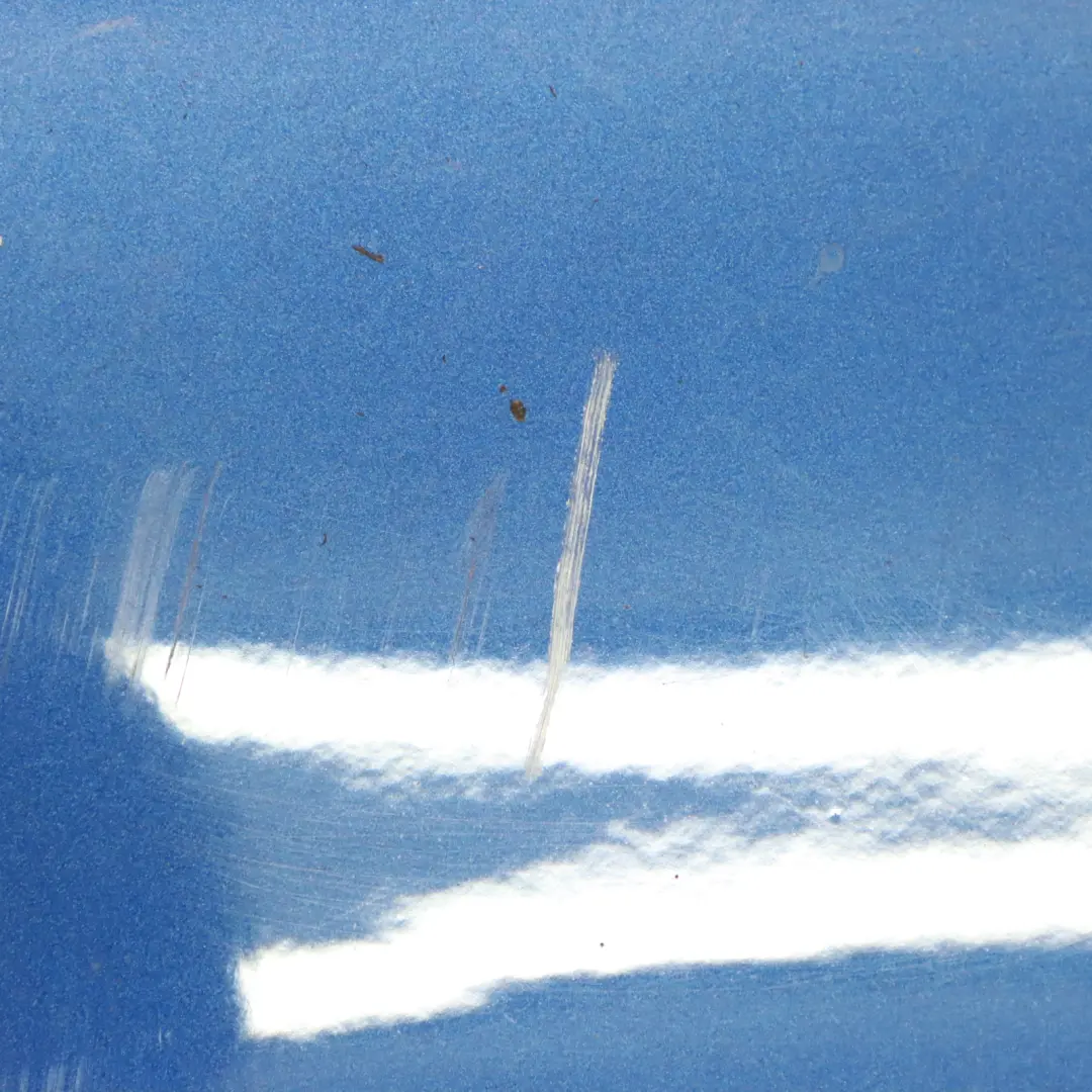 Bumper Trim Panel Covering Sepang Blue Pearlscent - Y5Q to Audi S3 8V Rear with Part number 8V3807067D Audi S3 8V Rear Bumper Trim Panel Covering Sepang Blue Pearlscent - Y5Q - SKU 8V3807067D-SEB - Part number 8V3807067D