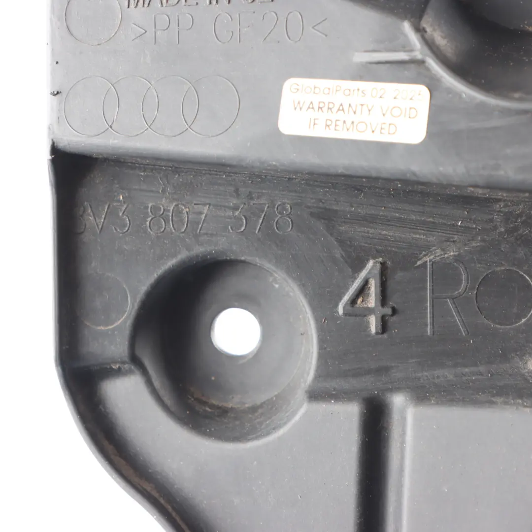 Door Rear Bumper Bracket Guide Right O/S Mount B to Audi A3 S3 8V 3 with Part number 8V3807378 Audi A3 S3 8V 3 Door Rear Bumper Bracket Guide Right O/S Mount B - SKU 8V3807378 - Part number 8V3807378