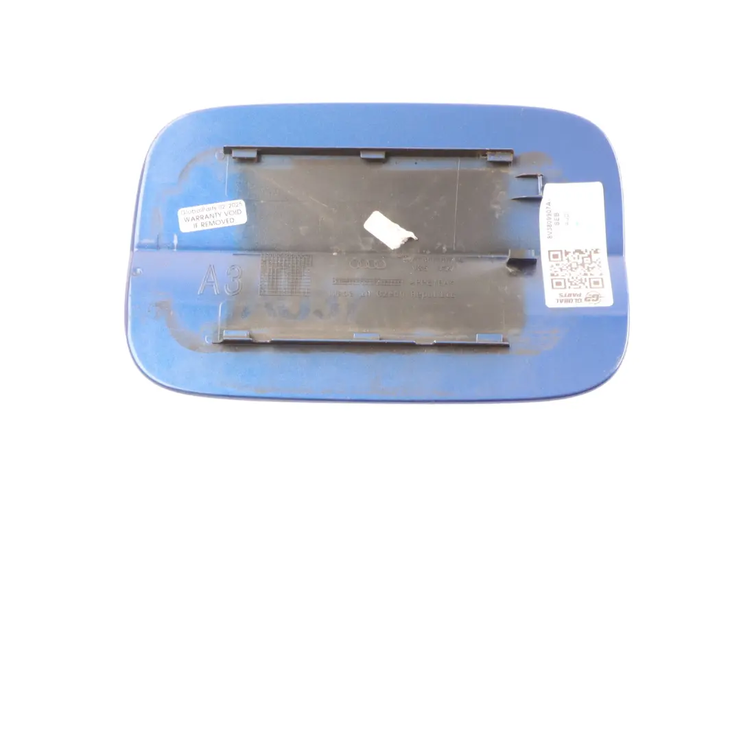 Filler Fill In Flap Cap Cover Sepang Blue Pearl - Y5Q to Audi A3 8V Fuel with Part number 8V3809907A Audi A3 8V Fuel Filler Fill In Flap Cap Cover Sepang Blue Pearl - Y5Q - SKU 8V3809907A-SEB - Part number 8V3809907A