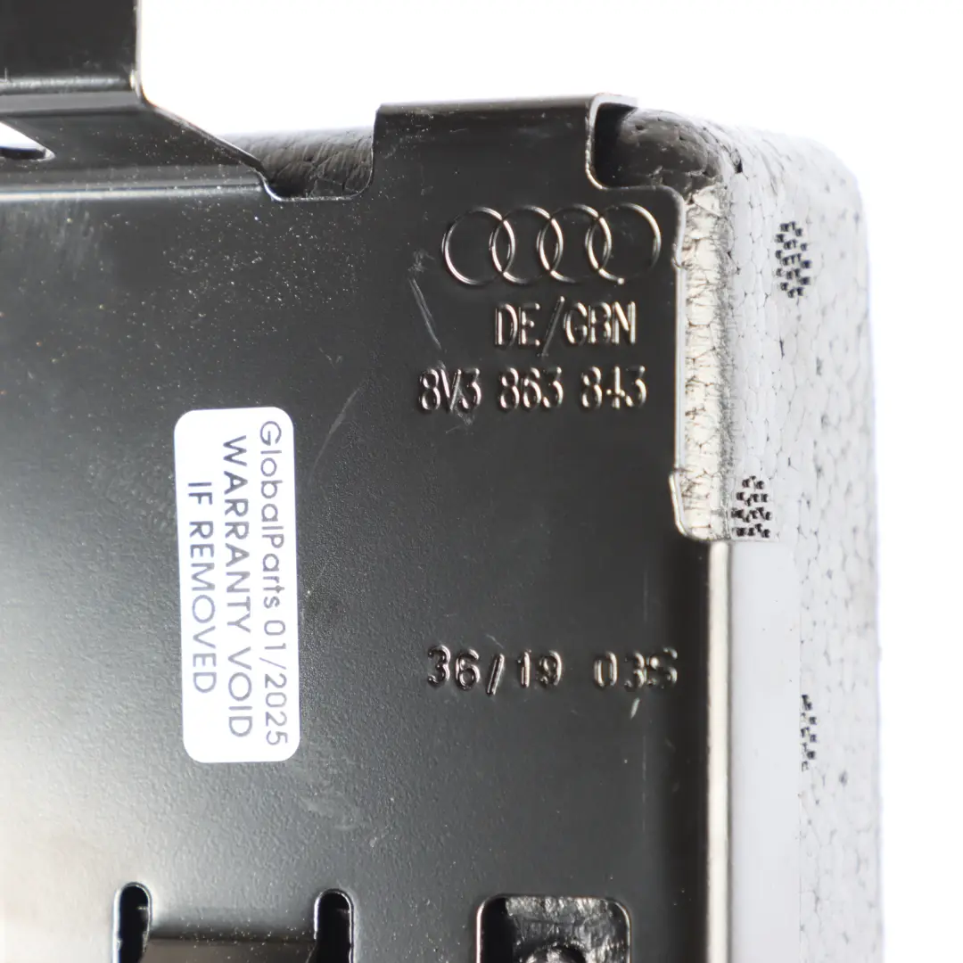 Trunk Boot Sill Trim Bag Holder to Audi A3 8V Rear with Part number 8V3863843 Audi A3 8V Rear Trunk Boot Sill Trim Bag Holder - SKU 8V3863843 - Part number 8V3863843