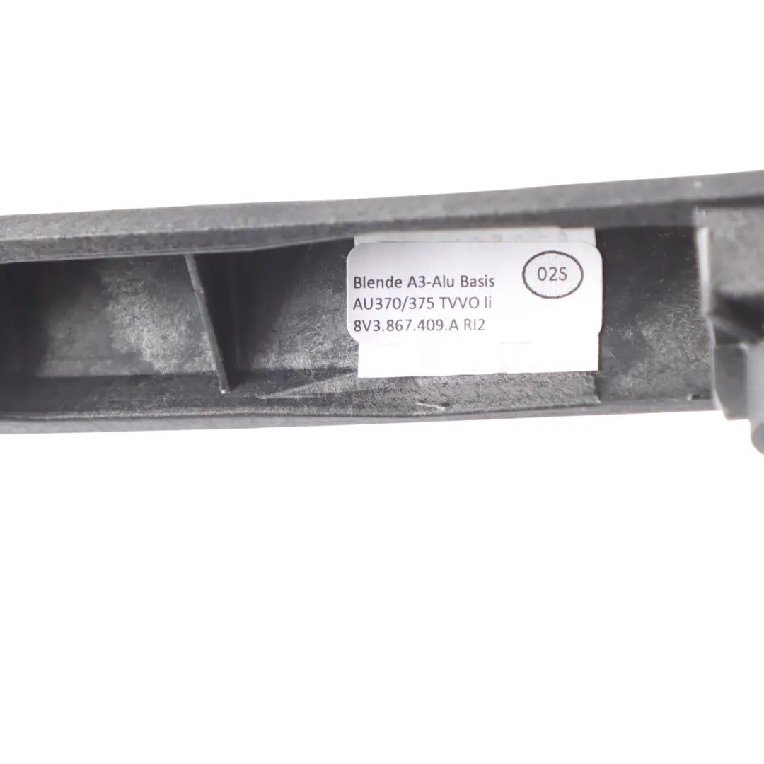 Audi A3 8V Panel De Puerta Interior Aluminio Frente Izquierdo - SKU 8V3867409A - Número de pieza 8V3867409A