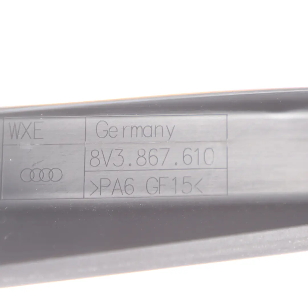 Garniture De Cadre De Fenêtre Porte Avant Droite pour Audi A3 8V à propos du numéro de pièce 8V3867610 Audi A3 8V Garniture De Cadre De Fenêtre Porte Avant Droite - SKU 8V3867610 - Numéro de pièce 8V3867610