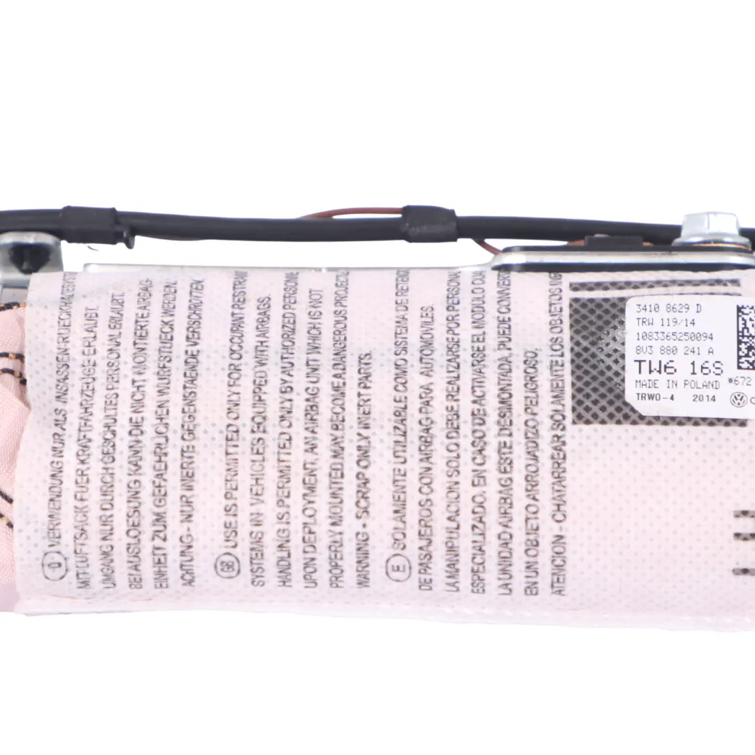 Module Front Left N/S to Audi A3 8V Seat Air with Part number 8V3880241A Audi A3 8V Seat Air Module Front Left N/S - SKU 8V3880241A - Part number 8V3880241A