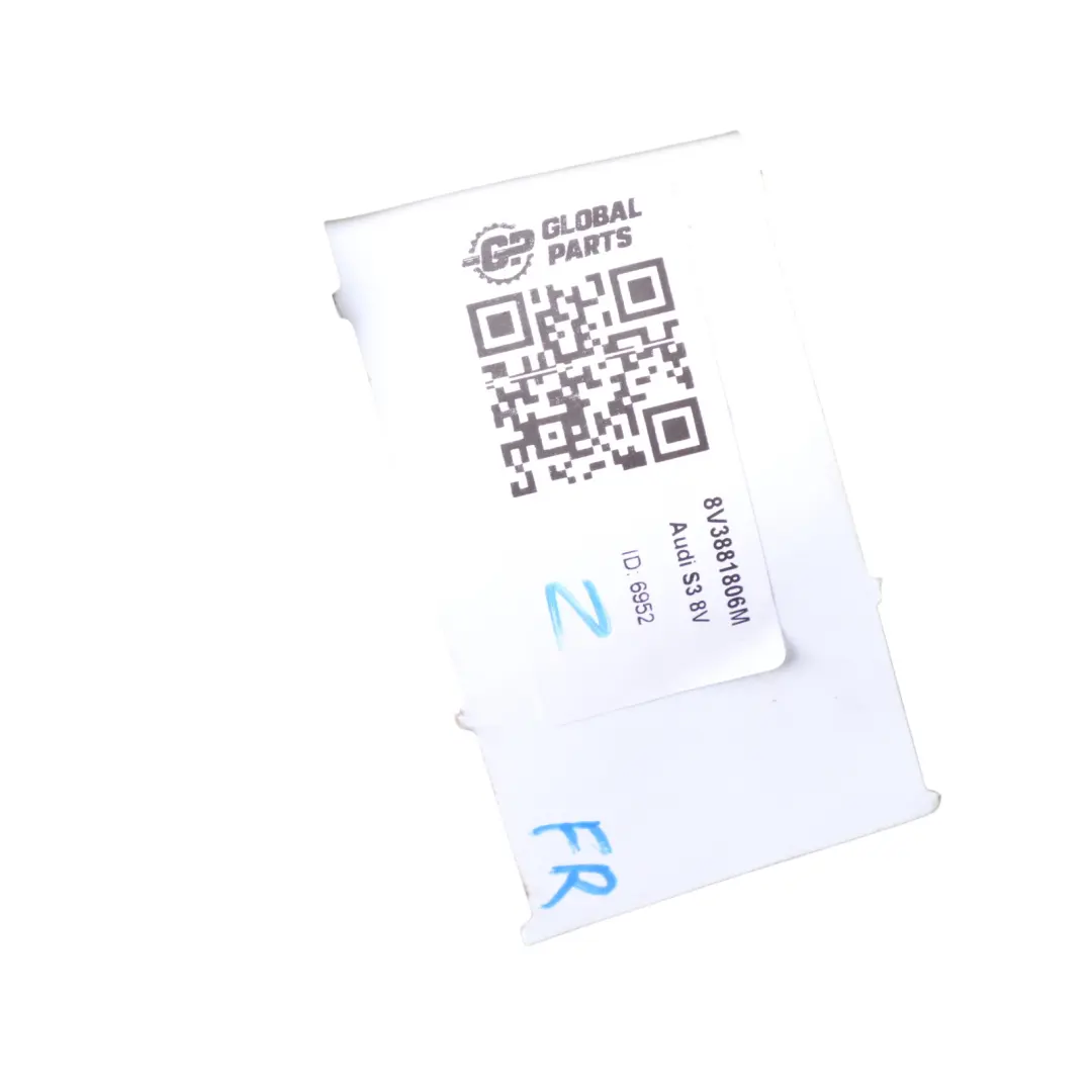 Door Seat Front Right O/S Interior Heated Leather Silver Grey to Audi A3 S3 8V 3 with Part number 8V3881806M Audi A3 S3 8V 3 Door Seat Front Right O/S Interior Heated Leather Silver Grey - SKU 8V3881806M - Part number 8V3881806M