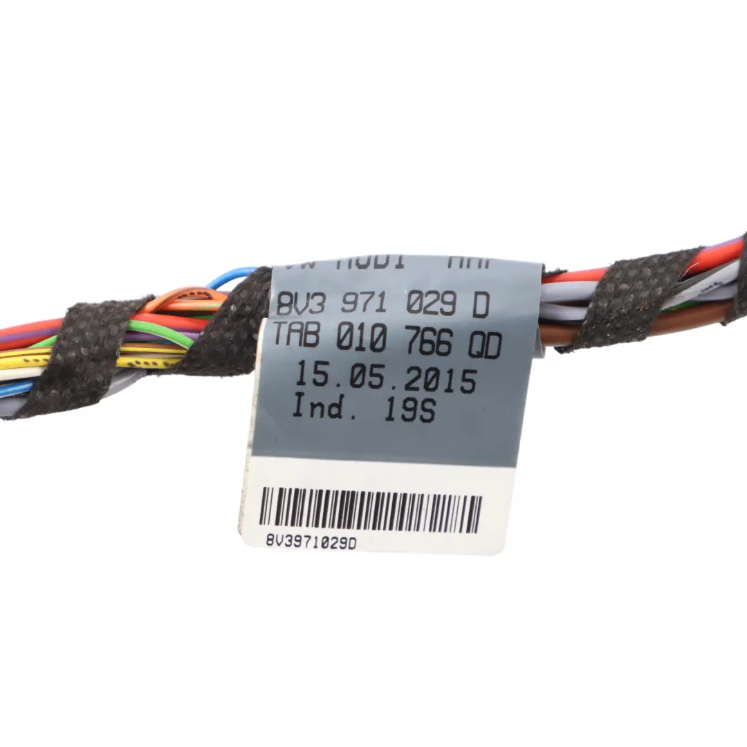 Wiring Cables Harness Loom Left Right Door N/O/S to Audi A3 S3 8V with Part number 8V3971029D Audi A3 S3 8V Wiring Cables Harness Loom Left Right Door N/O/S - SKU 8V3971029D - Part number 8V3971029D