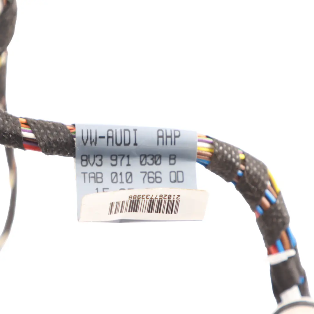 Audi A3 S3 8V Front Door Wiring Loom Harness Left N/S - SKU 8V3971030B - Part number 8V3971030B