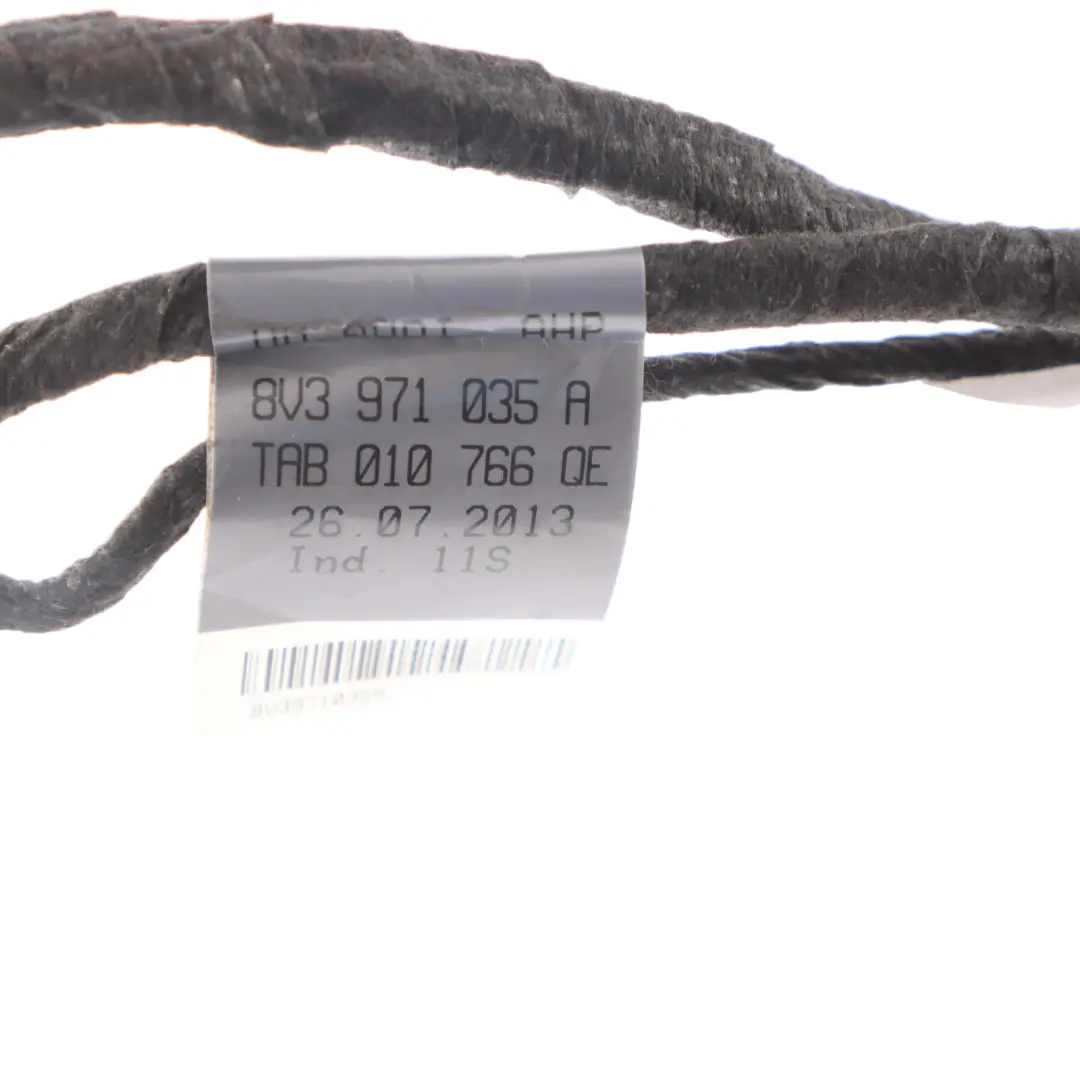 Door Wiring Harness Loom Cable Driver's Side to Audi A3 S3 8V 3D with Part number 8V3971035A Audi A3 S3 8V 3D Door Wiring Harness Loom Cable Driver's Side - SKU 8V3971035A - Part number 8V3971035A