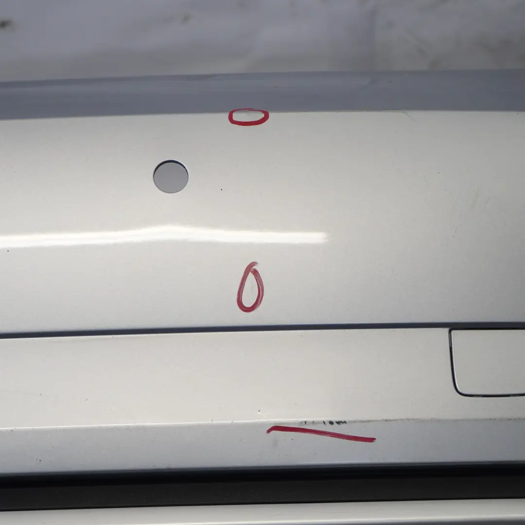 Audi A3 8V Rear Bumper Trim Panel Covering Foil Silver Metallic - Z7G - SKU 8V4807067L-FSI - Part number 8V4807067L