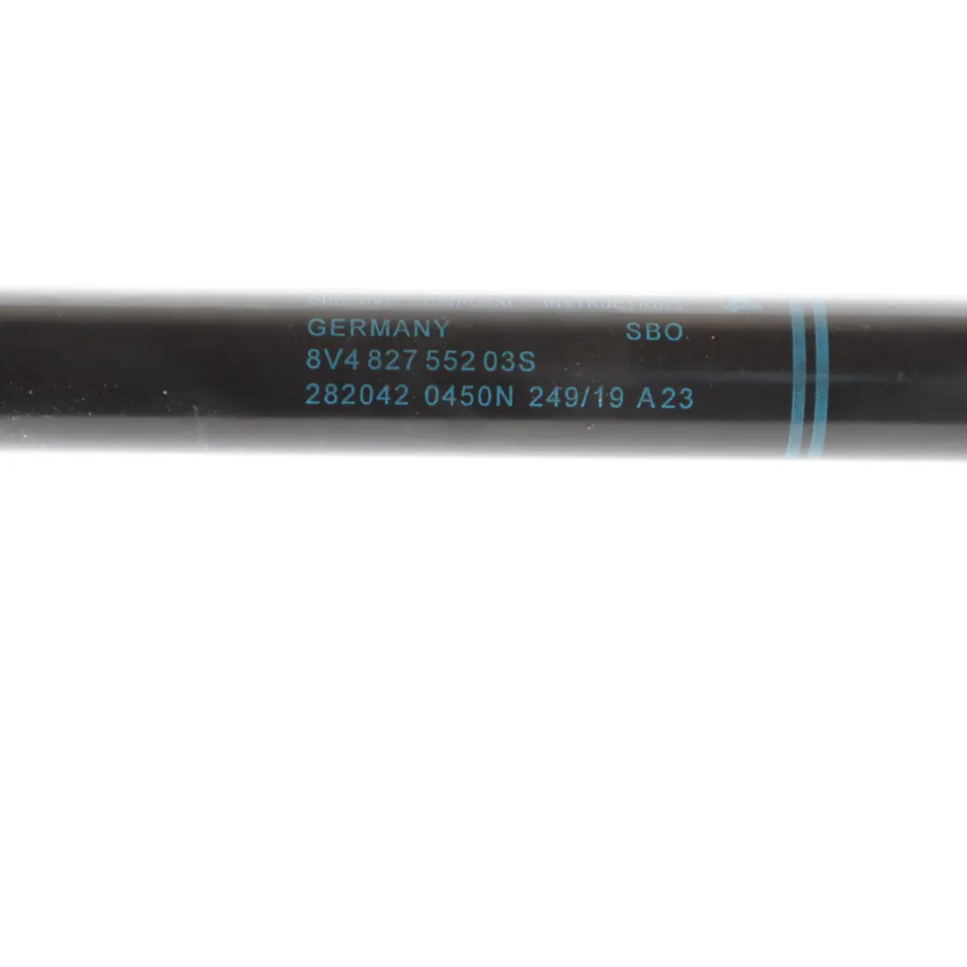 Amortiguadores Gas Portón Tapa Izquierda Derecha Juego para Audi A3 S3 8V con número de pieza 8V4827552 Audi A3 S3 8V Amortiguadores Gas Portón Tapa Izquierda Derecha Juego - SKU 8V4827552 - Número de pieza 8V4827552