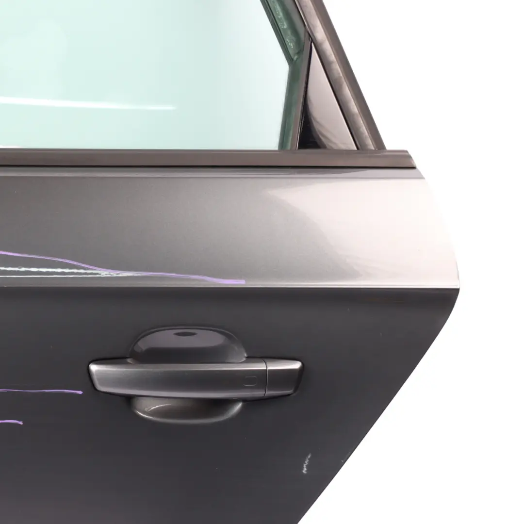 Sportback Rear Left N/S Door Monsoon Grey Metallic - X7M to Audi A3 8V with Part number 8V4833051B Audi A3 8V Sportback Rear Left N/S Door Monsoon Grey Metallic - X7M - SKU 8V4833051B-MOG - Part number 8V4833051B