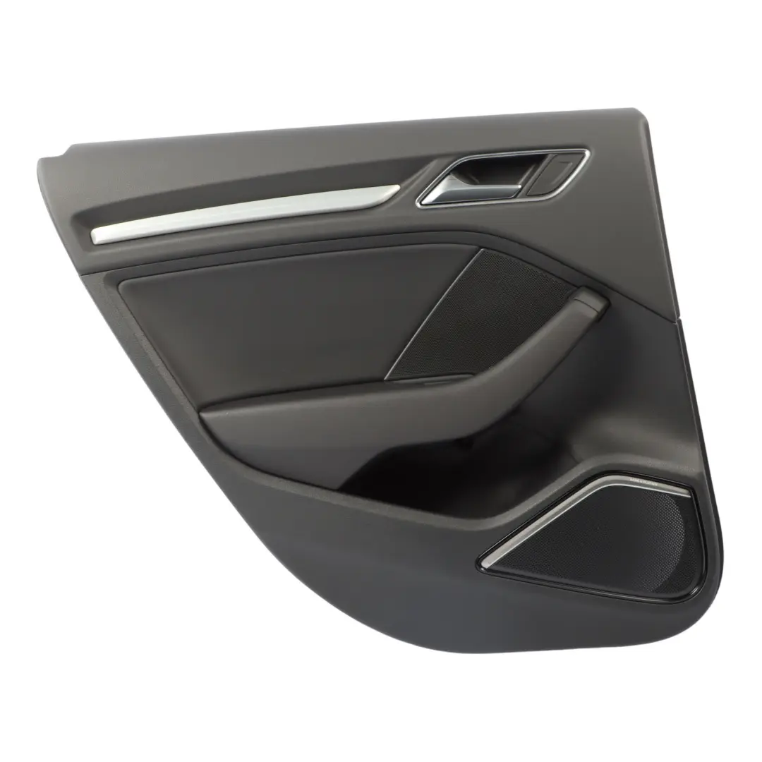Audi S3 8V Door Card Armrest Cover Trim Panel Rear Left N/S Black - SKU 8V4867303C - Part number 8V4867303C