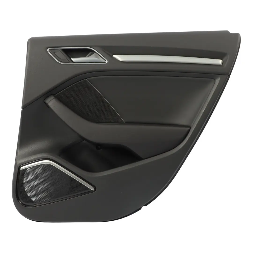 Audi S3 8V Door Card Armrest Cover Trim Panel Rear Right O/S Black - SKU 8V4867304C - Part number 8V4867304C