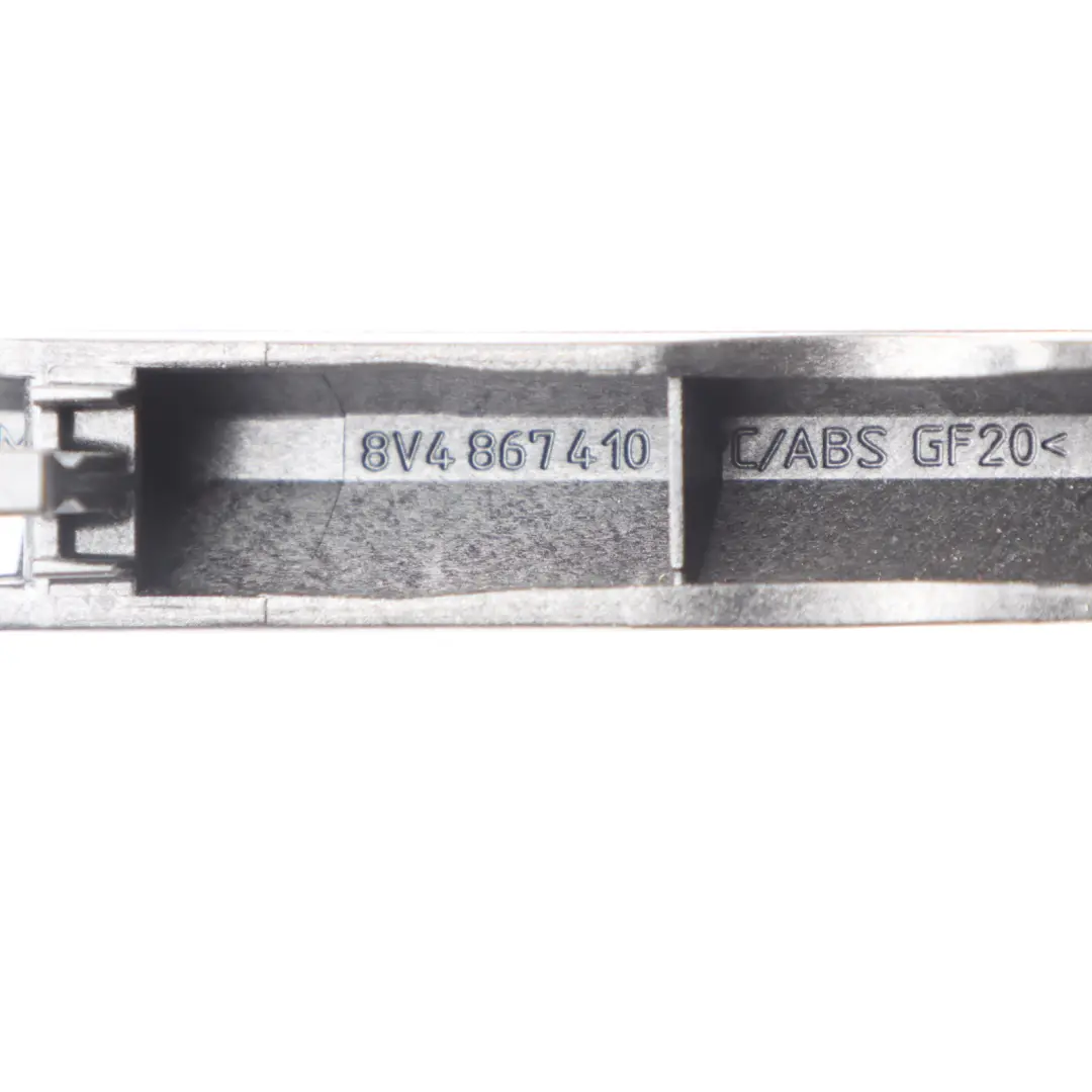 Cubierta Manija Puerta Delantera Derecha Cromada para Audi A3 8V con número de pieza 8V4867410A Audi A3 8V Cubierta Manija Puerta Delantera Derecha Cromada - SKU 8V4867410A - Número de pieza 8V4867410A