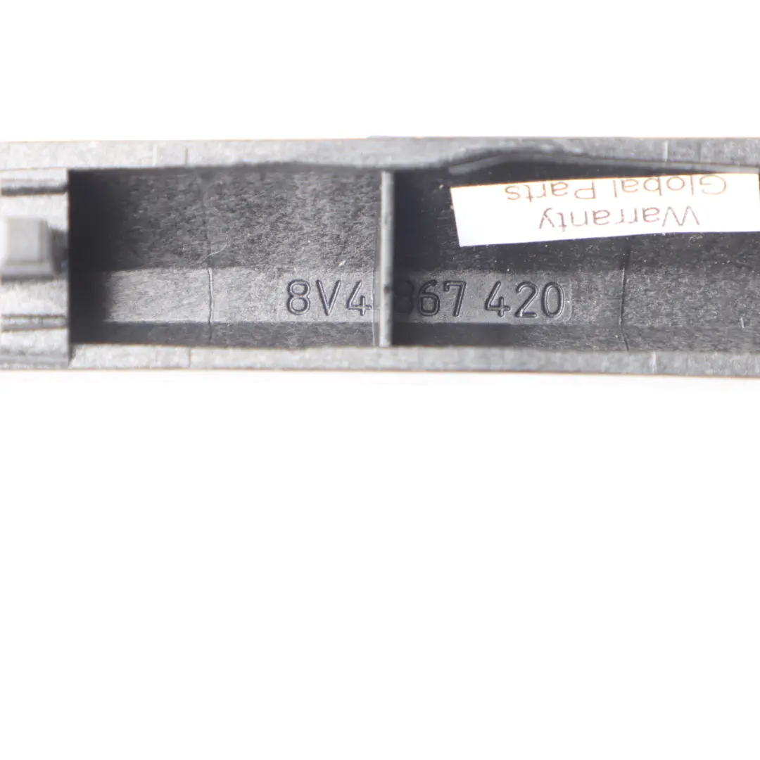 Door Handle Cover Trim Panel Rear Right O/S Chrome to Audi A3 8V with Part number 8V4867420A Audi A3 8V Door Handle Cover Trim Panel Rear Right O/S Chrome - SKU 8V4867420A - Part number 8V4867420A