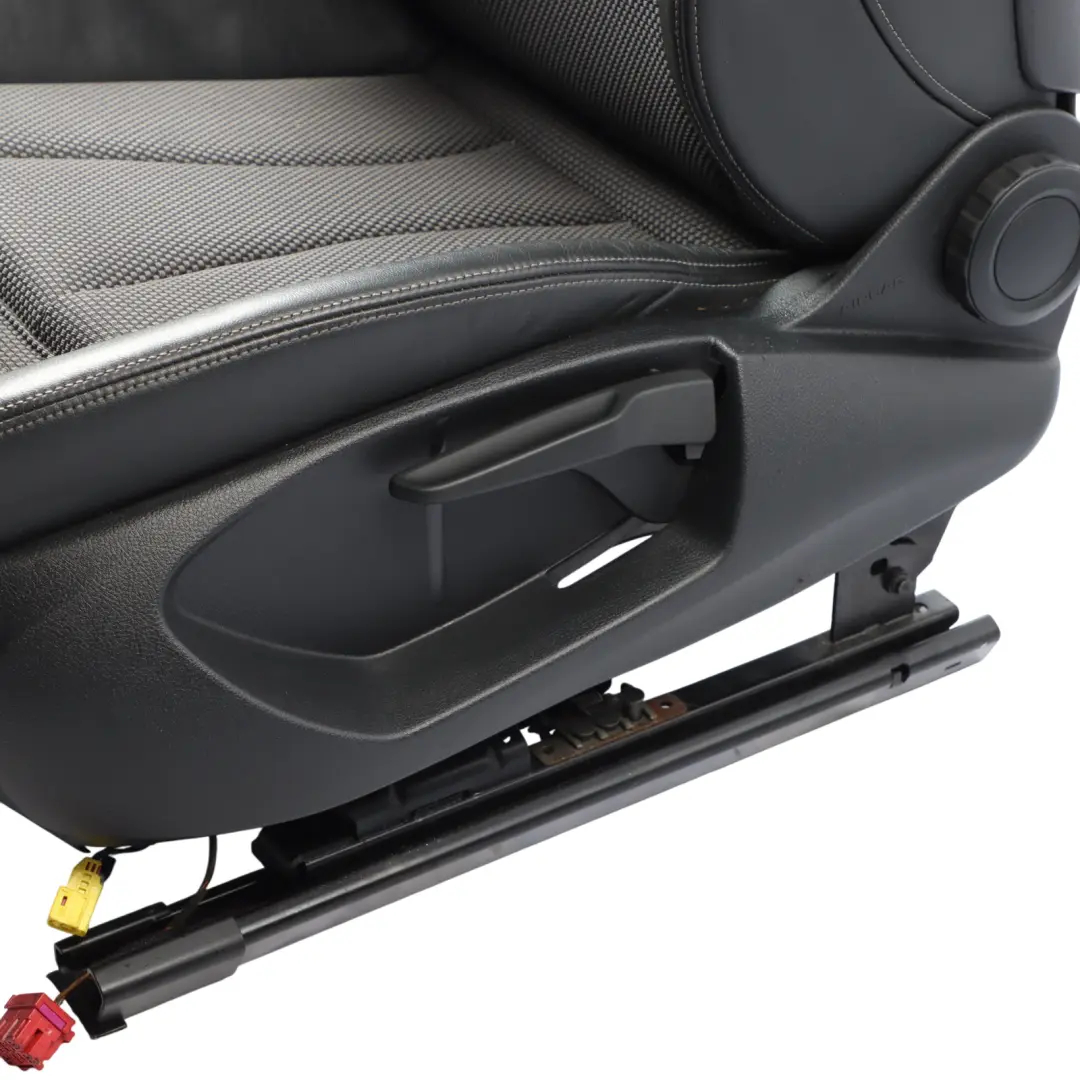 Audi A3 8V 5 Door Sport Seat Front Left N/S Interior Half Leather Black Grey - SKU 8V4881805AN-1 - Part number 8V4881805AN
