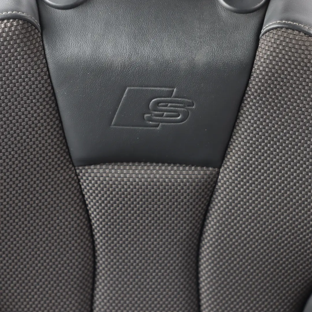 Audi A3 8V 5 Door Sport Seat Front Left N/S Interior Half Leather Black Grey - SKU 8V4881805AN-1 - Part number 8V4881805AN