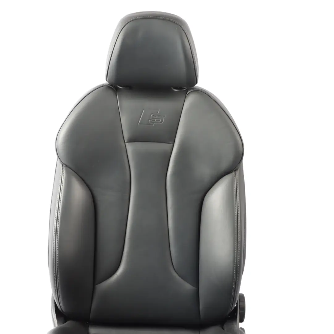 Audi A3 S3 8V 5 Door Seat Interior Heated Front Left N/S Leather Soul Black Grey - SKU 8V4881805AP-1 - Part number 8V4881805AP