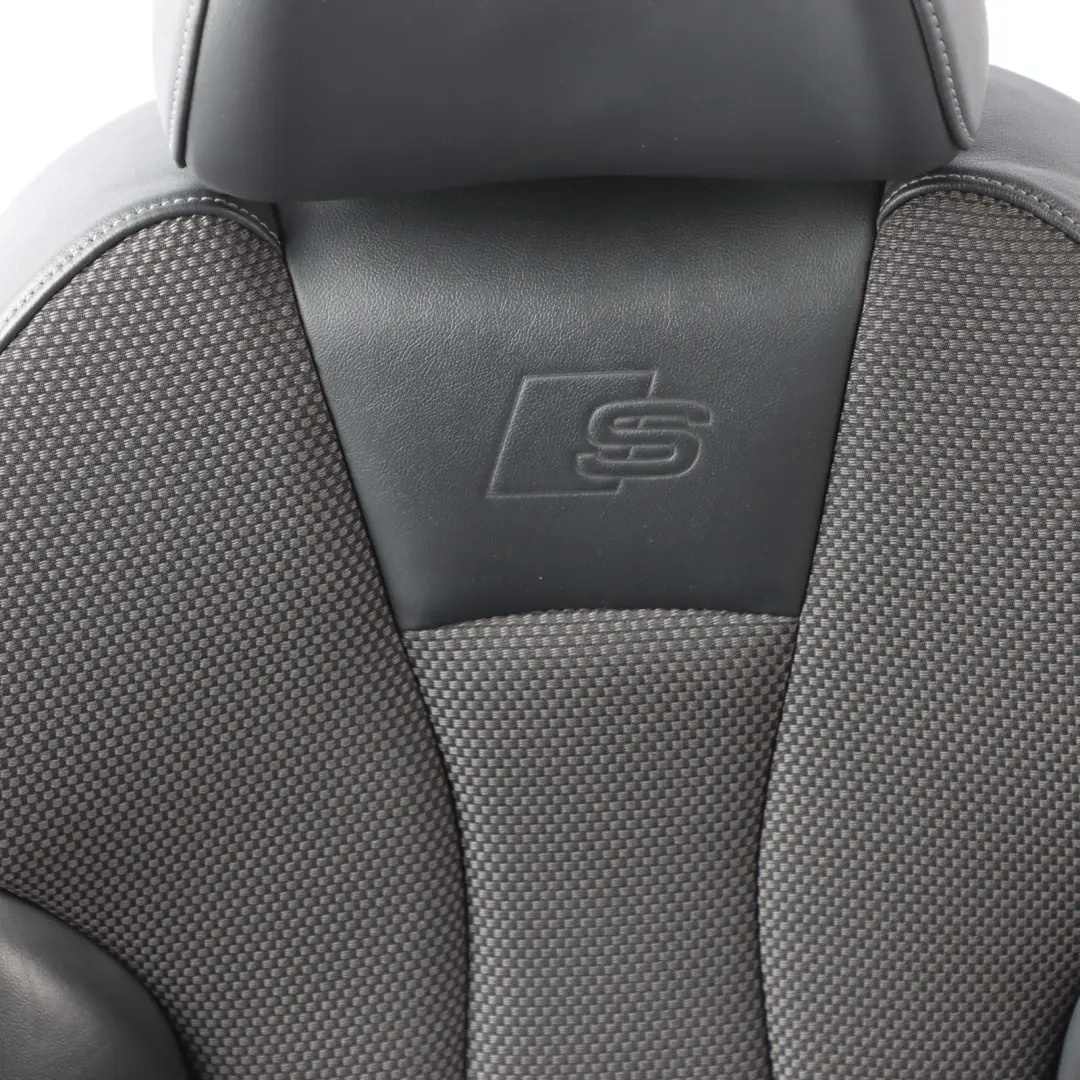 Audi A3 8V 5 Door Sport Seat Front Right O/S Interior Half Leather Black Grey - SKU 8V4881806AN-1 - Part number 8V4881806AN