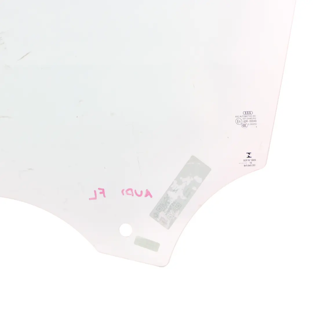 Audi S3 8V Front Door Side Window Glass Glazing AS2 Left N/S - SKU 8V5845201 - Part number 8V5845201